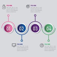 statistical infographic with numbers and business icons vector