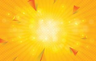 Yellow Abstract Shape Background vector