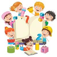 Concept Design For Children Education vector