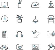 diseño de icono de espacio de trabajo vector