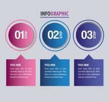 statistical infographic with numbers icons vector