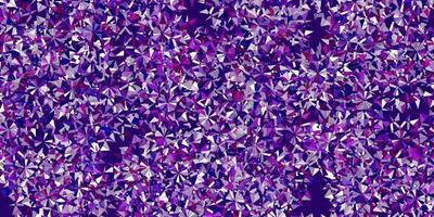 Light purple pink vector background with christmas snowflakes