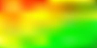 Light green yellow vector abstract blur template