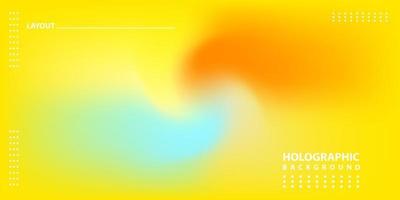 Abstract Modern gradient Hologram Background vector