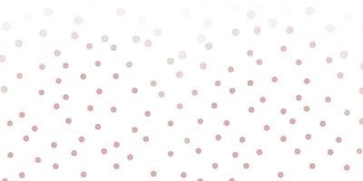 Light red vector doodle background with flowers