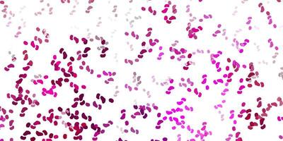 Light pink vector backdrop with chaotic shapes