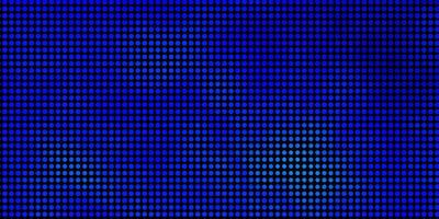 Plantilla de vector azul claro con círculos brillo ilustración abstracta con patrón de gotas de colores para folletos folletos