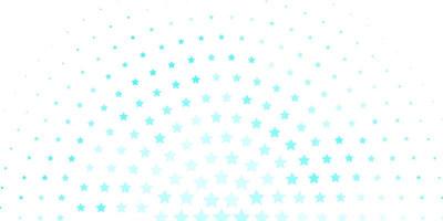 Light BLUE vector texture with beautiful stars Colorful illustration with abstract gradient stars Pattern for websites landing pages