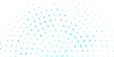 Light BLUE vector texture with beautiful stars Colorful illustration with abstract gradient stars Pattern for websites landing pages