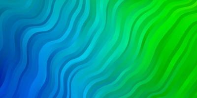 Light Blue Green vector texture with circular arc Illustration in halftone style with gradient curves Pattern for commercials ads