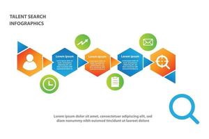 business infographic template vector