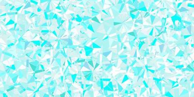 Light blue vector template with ice snowflakes