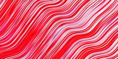 Light Red vector texture with curves Colorful abstract illustration with gradient curves Template for your UI design