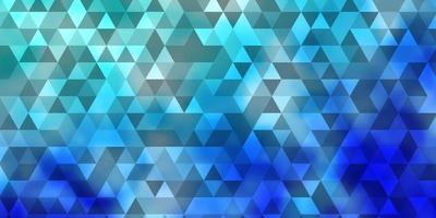 Light BLUE vector layout with lines triangles