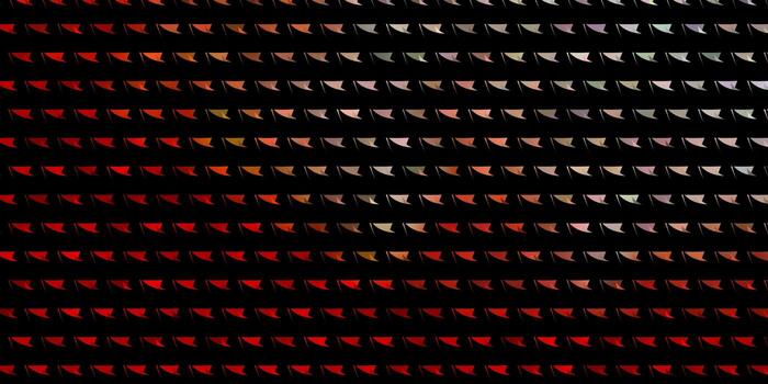 textura de vector rojo claro con estilo triangular