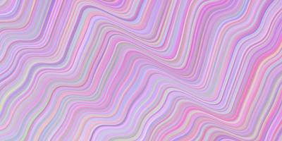 Light Purple Pink vector pattern with bent lines