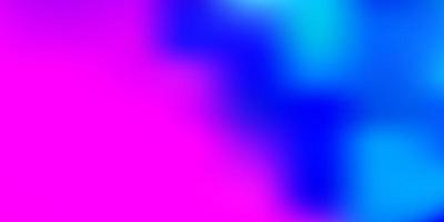 Light pink blue vector abstract blur background