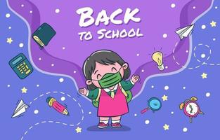 Back to School with Protocol Concept vector