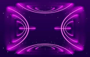 Glow Neon Abstract Line Background vector