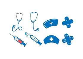 Stethoscope icon design template vector illustration isolated