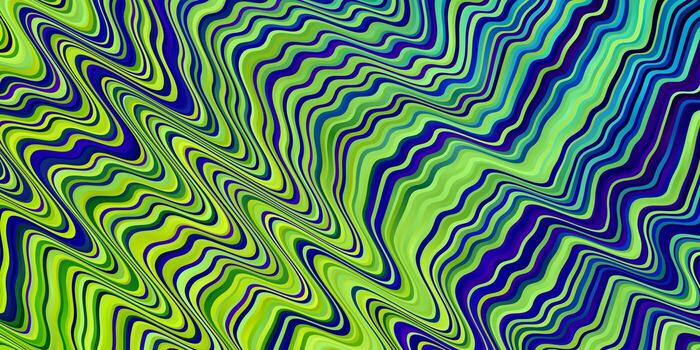 Light Multicolor vector pattern with curves Brand new colorful illustration with bent lines Design for your business promotion