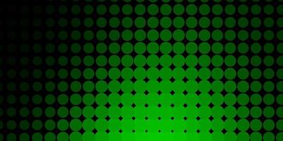 Light Green vector backdrop with dots Abstract colorful disks on simple gradient background New template for a brand book