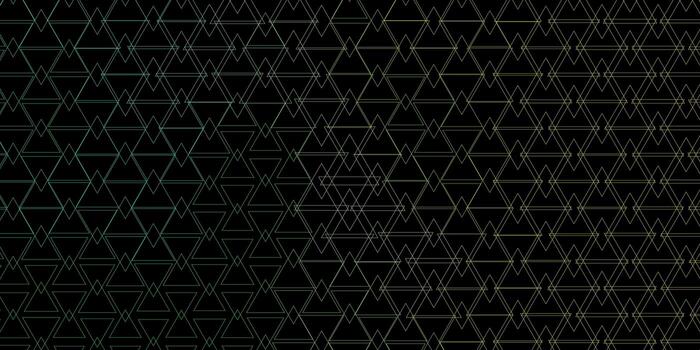 Dark Green Yellow vector texture with triangular style Abstract gradient illustration with triangles Template for landing pages