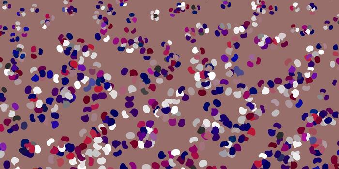 Light pink vector background with random forms