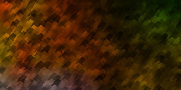 Dark Blue Red vector layout with hexagonal shapes