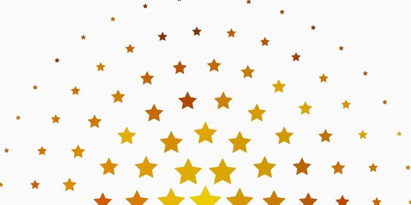 Light Green Yellow vector pattern with abstract stars Modern geometric abstract illustration with stars Pattern for wrapping gifts