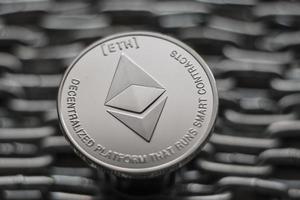 Crypto currency ethereum photo