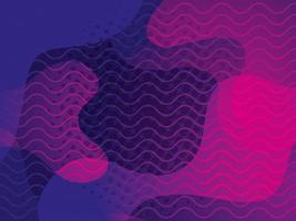 Fondo de ondas colores rosa y morado vector