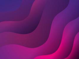 waves background pink and purple colors vector