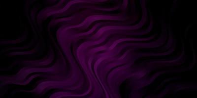 Dark Pink vector background with curves Colorful illustration in circular style with lines Pattern for commercials ads