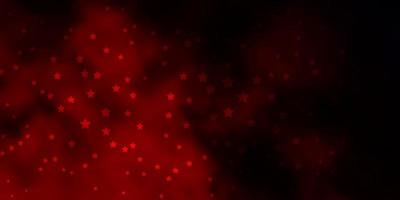 patrón de vector rojo oscuro con estrellas abstractas ilustración abstracta geométrica moderna con estrellas mejor diseño para su cartel publicitario banner