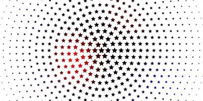 Light Red vector background with colorful stars Colorful illustration in abstract style with gradient stars Design for your business promotion