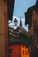 Bell tower between the streets photo