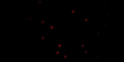 Dark Red vector layout with bright stars Colorful illustration in abstract style with gradient stars Pattern for new year ad booklets