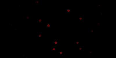 diseño de vector rojo oscuro con estrellas brillantes ilustración colorida en estilo abstracto con patrón de estrellas degradado para folletos de anuncios de año nuevo