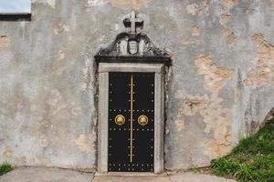 Door with gold photo