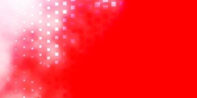 Light Red vector template in rectangles Abstract gradient illustration with rectangles Design for your business promotion