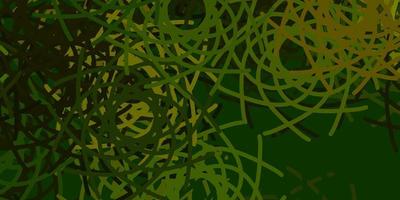 Light Green vector pattern with abstract shapes