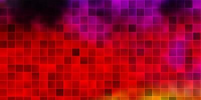 Light Red Yellow vector template with rectangles