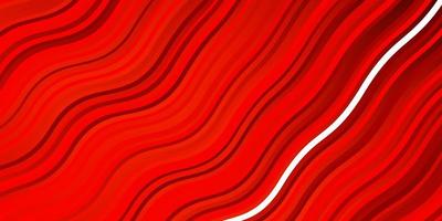 Light Red vector background with bent lines Abstract gradient illustration with wry lines Design for your business promotion