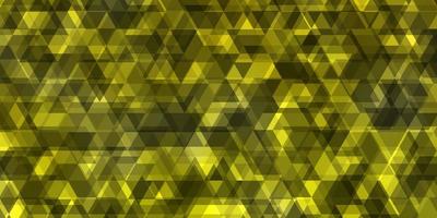 Light Yellow vector texture with lines triangles