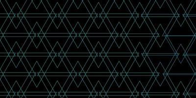 Dark BLUE vector backdrop with lines triangles Shining abstract illustration with colorful triangles Pattern for commercials