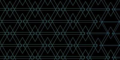 Dark BLUE vector backdrop with lines triangles Shining abstract illustration with colorful triangles Pattern for commercials