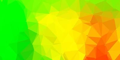 Dark green yellow vector poly triangle layout