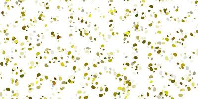 Light green yellow vector texture with memphis shapes