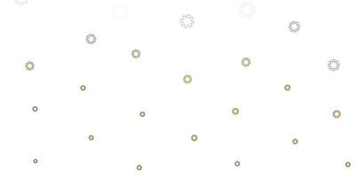 Light green yellow vector background with spots